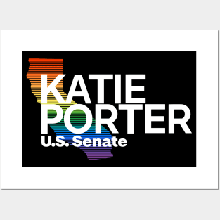 Katie Porter 2024 LGBTQ | Gay Pride US Senate Election Posters and Art